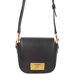 Saint Laurent Paris Betty Leather Shoulder Bag Black